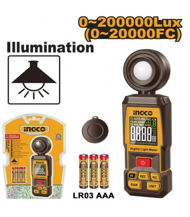 Ingco HETLU031 LED Digital Light LuxMeter