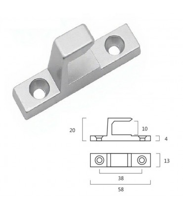 Hardware Specialist Aluminium Window Handle Hook