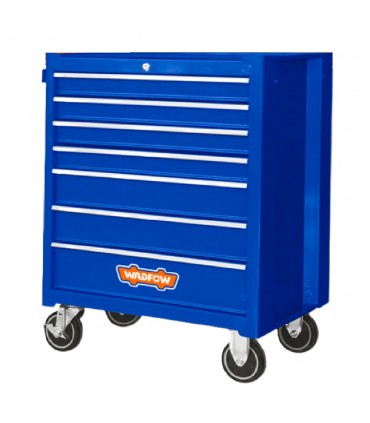 Wadfow WHS3211 7 Drawers Rolling Cabinet with 211 Pieces Tool Set