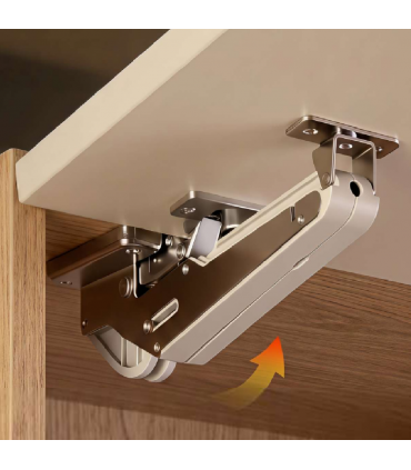 Moco MCH232 ABS Carbon Steel Top Mounted Soft Closing Lift Up Door Support