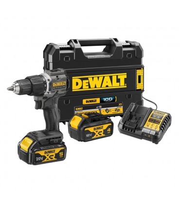 DeWalt DCD100M1T 18V/20V XR Brushless Hammer Drill Driver Set 4Ah + 5Ah