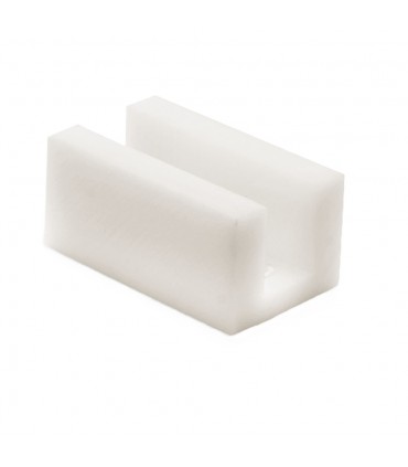 Estron FG Autodoor Sliding Door Floor Guide - White
