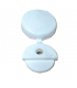 PVC Mirror Holder Clip White - Flat/Corner