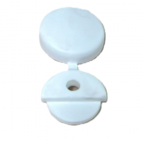 PVC Mirror Holder Clip White - Flat/Corner