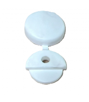 PVC Mirror Holder Clip White - Flat/Corner