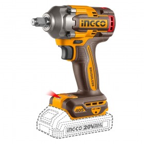 Ingco CIWLI20451 20V Brushless 405Nm 2-in-1 Cordless Impact Wrench - Bare Unit