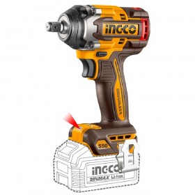 Ingco CIWLI20551 20V 1/2" Brushless 550Nm Cordless Impact Wrench - Bare Unit