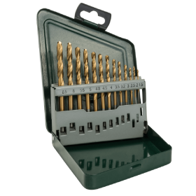Bosch HSS Titanium 1.5–6.5mm Metal Drill Bit Set - 13 Pieces