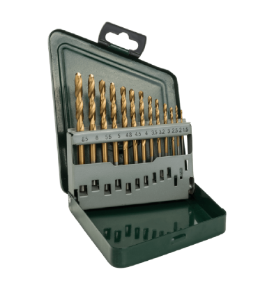 Bosch HSS Titanium 1.5–6.5mm Metal Drill Bit Set - 13 Pieces