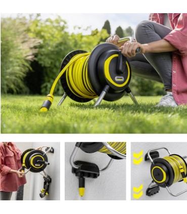 Karcher HR 4.30 30M Wall Mounted & Mobile Hose Carrier Set