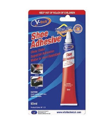 V-Tech VT-121/VT-126 Water and Heat Resistant Shoe Adhesive - 20mL/50mL