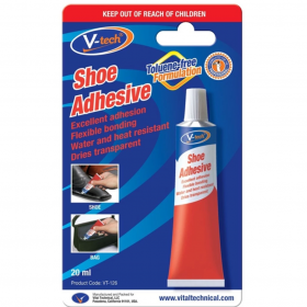 V-Tech VT-121/VT-126 Water and Heat Resistant Shoe Adhesive - 20mL/50mL