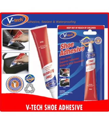 V-Tech VT-121/VT-126 Water and Heat Resistant Shoe Adhesive - 20mL/50mL