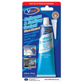 V-Tech VT-132 Bathroom And Sanitary Silicone Adhesive Sealant - 76g(2.64oz)