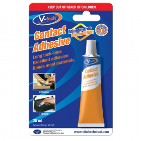 V-Tech VT-120/VT-125 Toluene-Free Contact Adhesive - 20mL/50mL