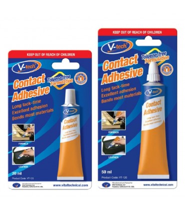 V-Tech VT-120/VT-125 Toluene-Free Contact Adhesive - 20mL/50mL