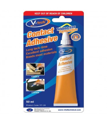 V-Tech VT-120/VT-125 Toluene-Free Contact Adhesive - 20mL/50mL