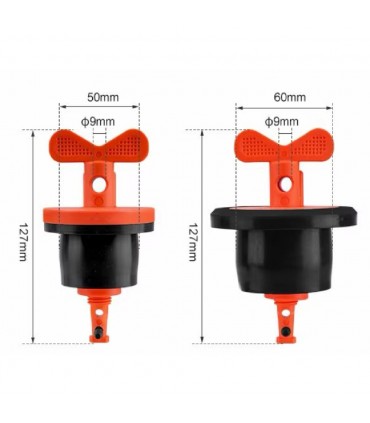 Nylon Drum Security Plug With 2 Rubber Gaskets