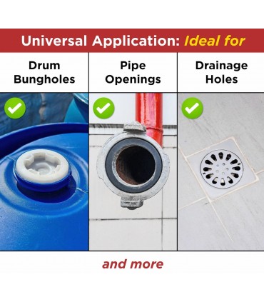 Nylon Drum Security Plug With 2 Rubber Gaskets