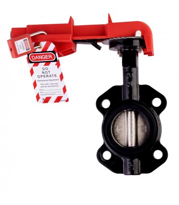 Premium Grade Butterfly Valve Lockout Water Valve Safety Lockout