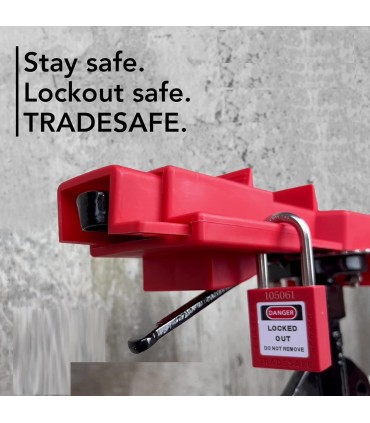 Premium Grade Butterfly Valve Lockout Water Valve Safety Lockout