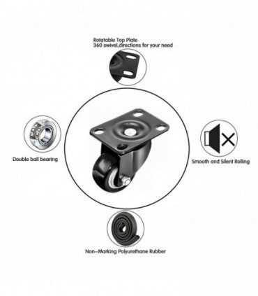 2 Inch Swivel Castor Wheels