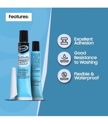 V-Tech VT-136 Fabric Glue Flexible & Waterproof Adhesive  - 20g
