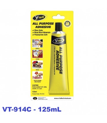 V-Tech VT-910V/VT914C All Purpose Adhesive - 7mL/125mL