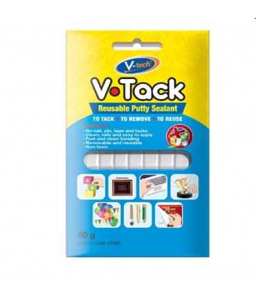 V-Tech VT-922 Reusable Putty Household Adhesive & Sealant - 80g