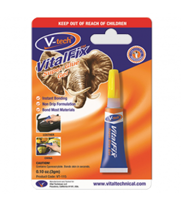 V-Tech VT-115 VitalFix Super Glue Gel Instant Adhesive - 3g