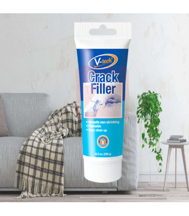 V-Tech VT-127 Crack Filler Ready-To-Use Wall Repair Sealant - 290g