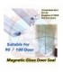 Bathroom Magnetic Glass Door Seal For 90 / 180 Degree Door (Shower Seal)