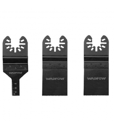 Wadfow WMA9417 22-Piece Multi-Tool Blade Set Sanding Cutting Sawing Kit