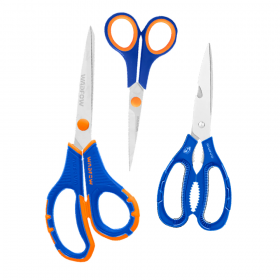 Wadfow WSX4603 3-Piece Stainless Steel Scissors Set - 140mm/210mm/215mm