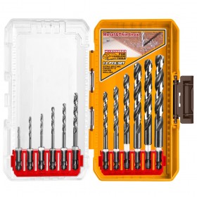 Ingco AKDL11206 HSS 12 Pieces Hex Shank Drill Bit Set