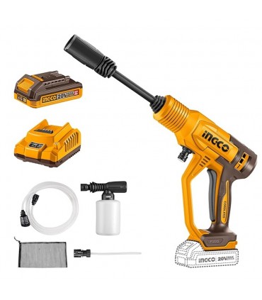 Ingco CPWLI20362 20V Lithium-Ion 24.8 Bar Pressure Washer