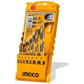 Ingco AKD1075 7 Pieces HSS Drill Bit Set - 2 - 6mm