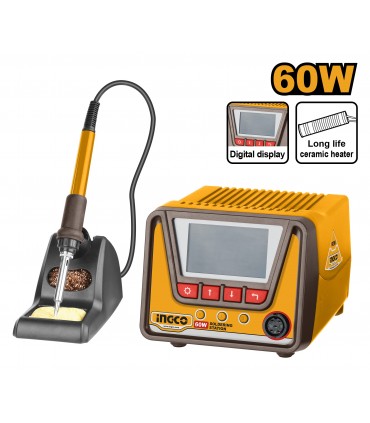 Ingco SI016923 60W Digital Adjustable Temperature Soldering Station