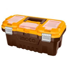 Ingco PBX2002 20 Inch Plastic Tool Box Metal Latch with Top Organiser