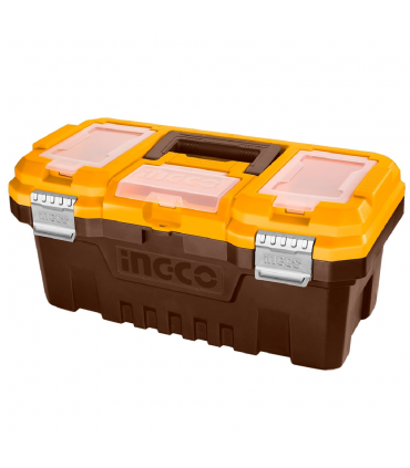 Ingco PBX2002 20 Inch Plastic Tool Box Metal Latch with Top Organiser