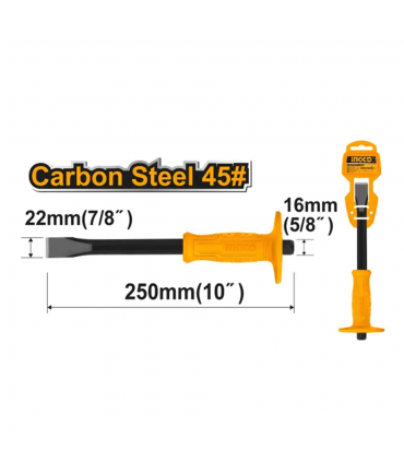 Ingco HCCL082210 10 inch Cold Chisel Heavy Duty Concrete Chisel