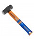 Wadfow WHM4302 Drop-forged Carbon Steel Fiberglass Handle Sledge Hammer - 2LB