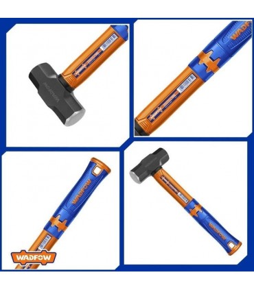 Wadfow WHM4302 Drop-forged Carbon Steel Fiberglass Handle Sledge Hammer