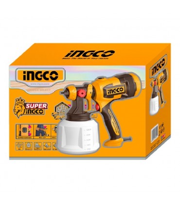Ingco SPG4506 530W Electric Paint Spray Gun 1000mL Adjustable HVLP Sprayer