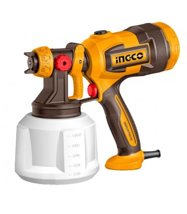 Ingco SPG4506 530W Electric Paint Spray Gun 1000mL Adjustable HVLP Sprayer