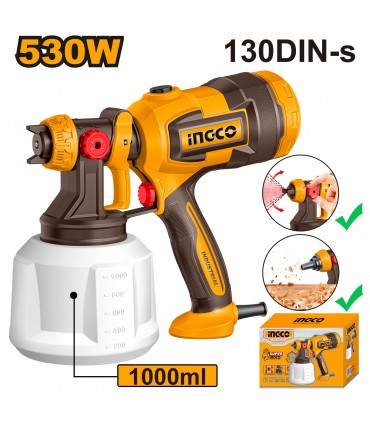 Ingco SPG4506 530W Electric Corded Spray Gun