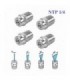 Hardware Specialist Stainless Steel NTP 1/4 Spray Nozzle (For Pressure Washer)
