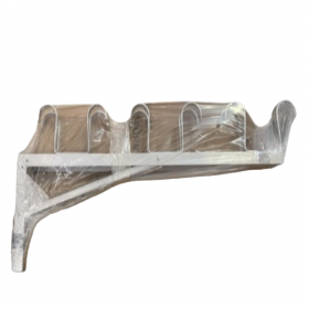 Heavy Duty Ceiling Mount Bamboo Laundry Rack Multi Hook Clothes Hanging Organizer