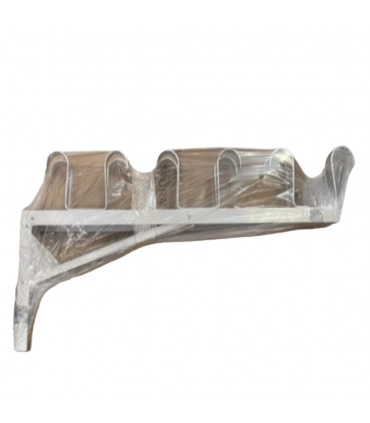 Heavy Duty Ceiling Mount Bamboo Laundry Rack Multi Hook Clothes Hanging Organizer