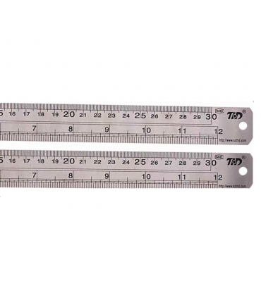 Stainless Steel Measuring Ruler – 30cm / 100cm Precision Scale